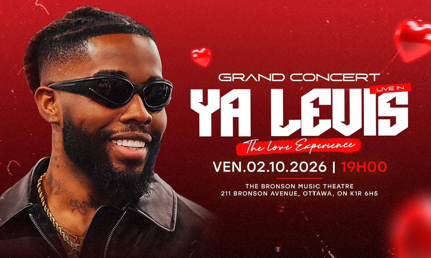 Affiche du Grand Concert Ya Levis